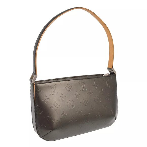 Louis Vuitton Black Monogram Mat Fowler Handbag - Picture 2 of 9